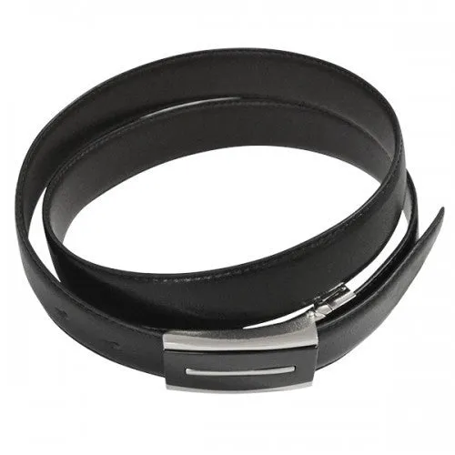 MALCOLM - Mens Black & Chocolate Reversible Genuine Leather Belt