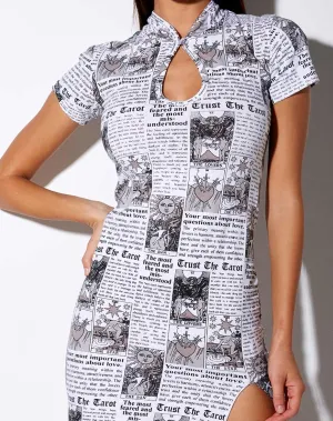 Marlin Bodycon Dress in Tarot