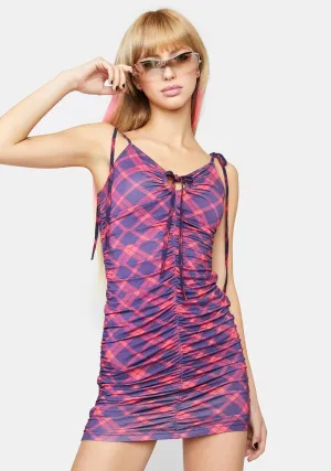 Maybe A Mirage Plaid Dress