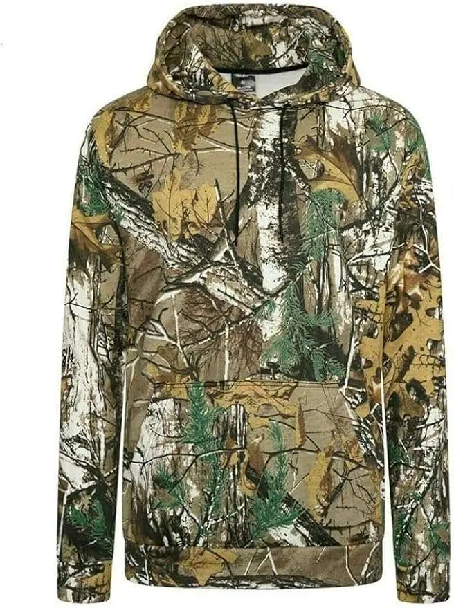 Mens Camouflage Jungle tracksuit Set Fishing Hunting Pullover Hoodie Jacket Outfit set