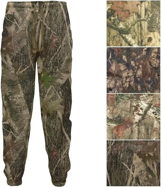 Mens Camouflage Jungle tracksuit Set Fishing Hunting Pullover Hoodie Jacket Outfit set