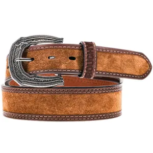 Men's Hooey Roughy Roughout Leather Belt - RMBLT018