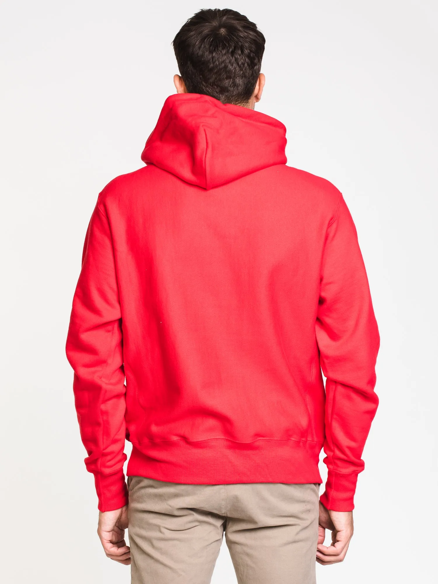 MENS RW PULLOVER HOODIE- SCARLET RED - CLEARANCE