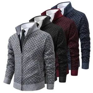 Men's Stylish Comfort Sweater with Modern Patterns