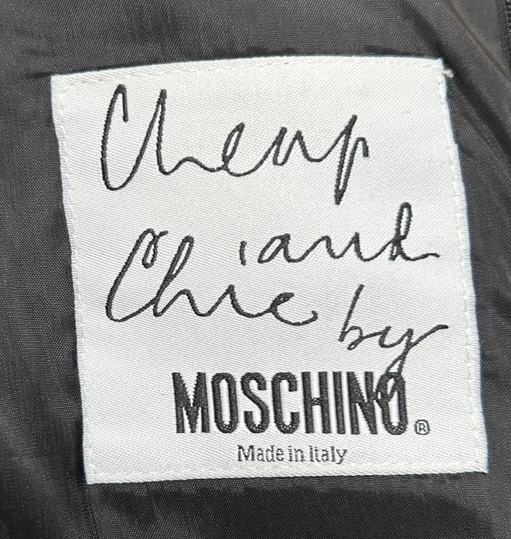 Moschino Cheap & Chic Novelty Charts Dress