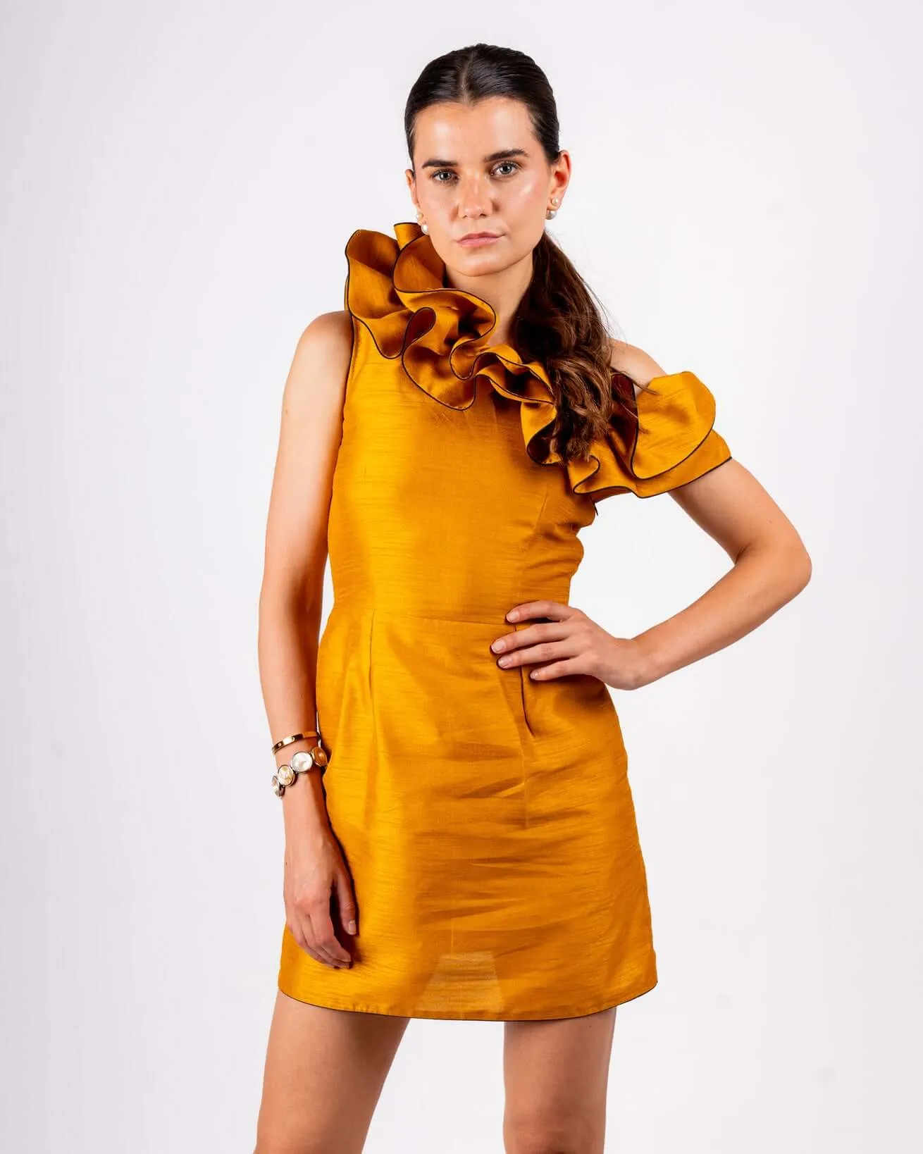 Mustard Bodycon Dress