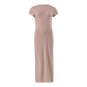 MYLIA TAUPE BODYCON MIDI DRESS