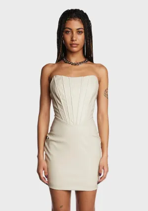 Natural Live Wire Corset Dress