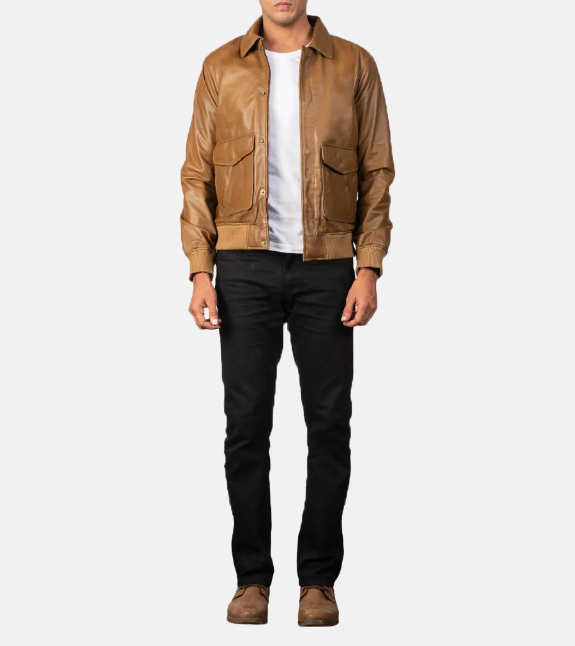 Nord Men's Leather Bomber Jacket