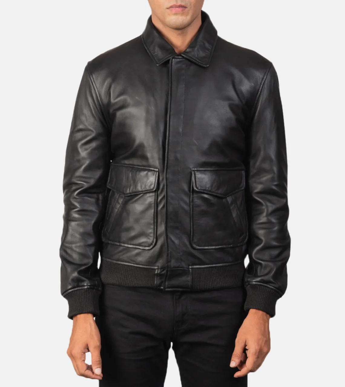 Nord Men's Leather Bomber Jacket