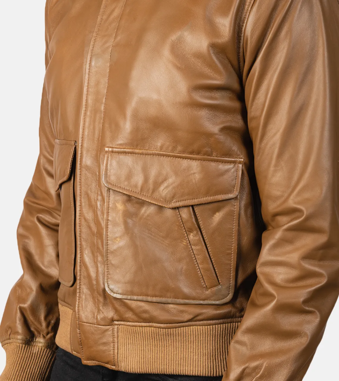 Nord Men's Leather Bomber Jacket