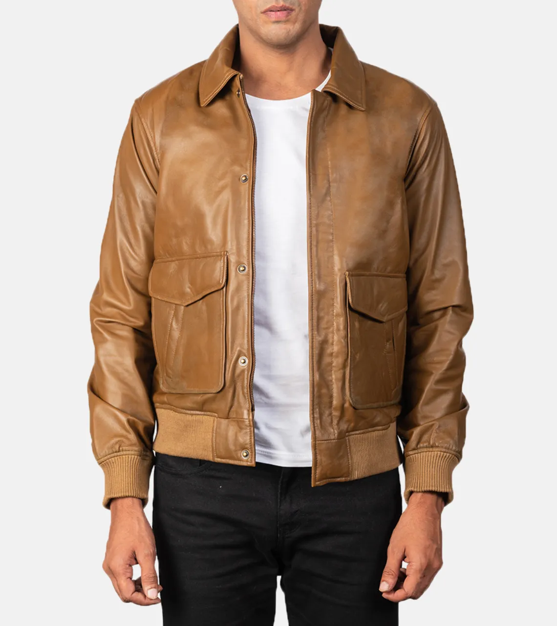 Nord Men's Leather Bomber Jacket