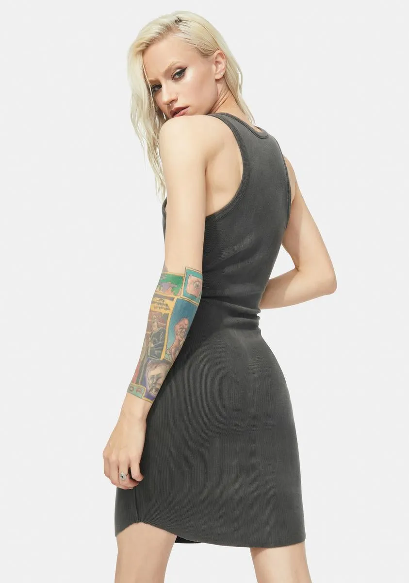 Out Of Control High Neck Tank Dress