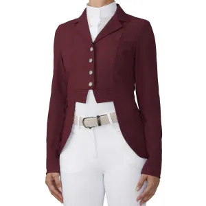 Ovation Dressage Ladies Short Tail Coat- Burgundy