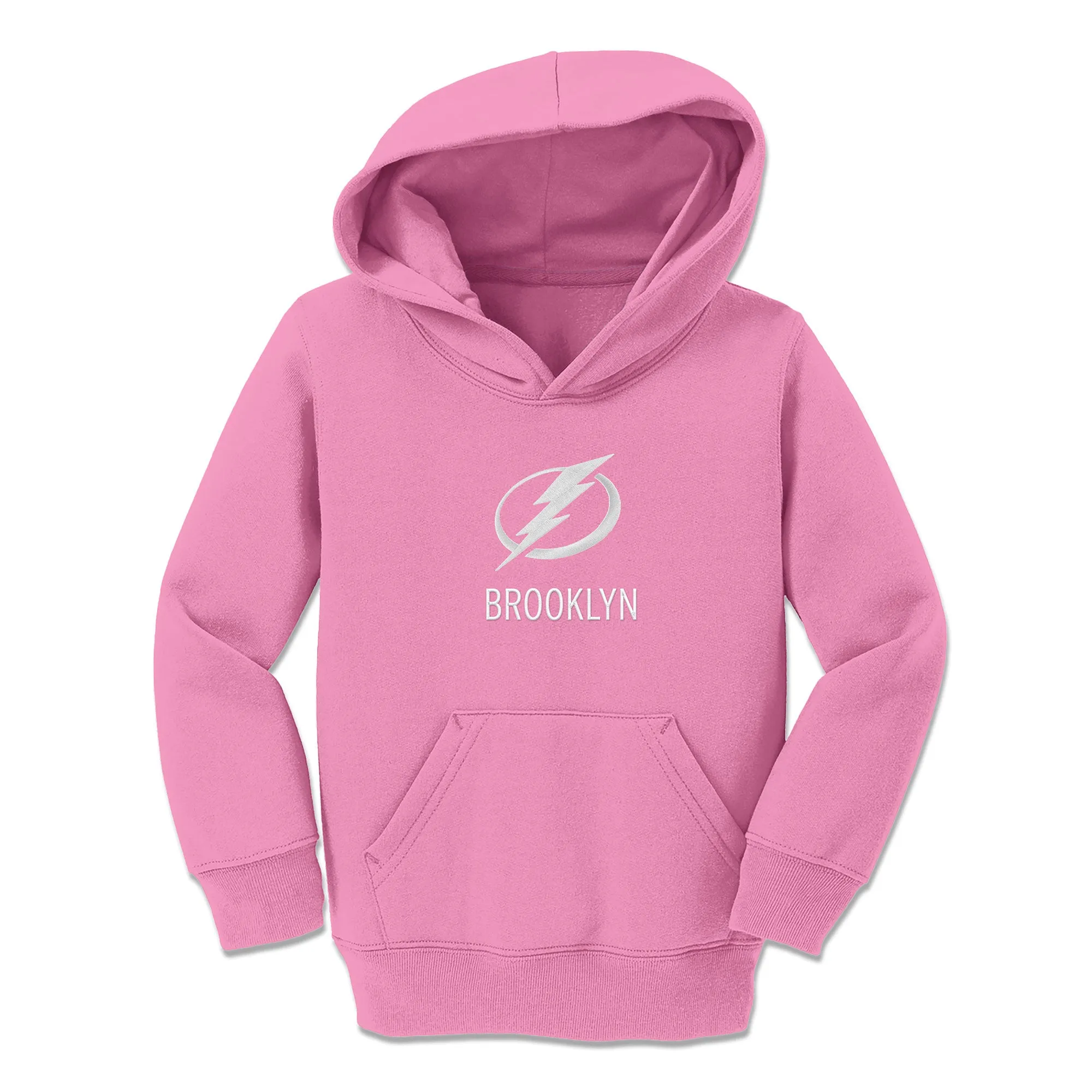 Personalized Tampa Bay Lightning Toddler Pullover Hooded Sweatshirt