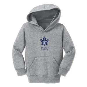 Personalized Toronto Maple Leafs Toddler Pullover Hooded Sweatshirt