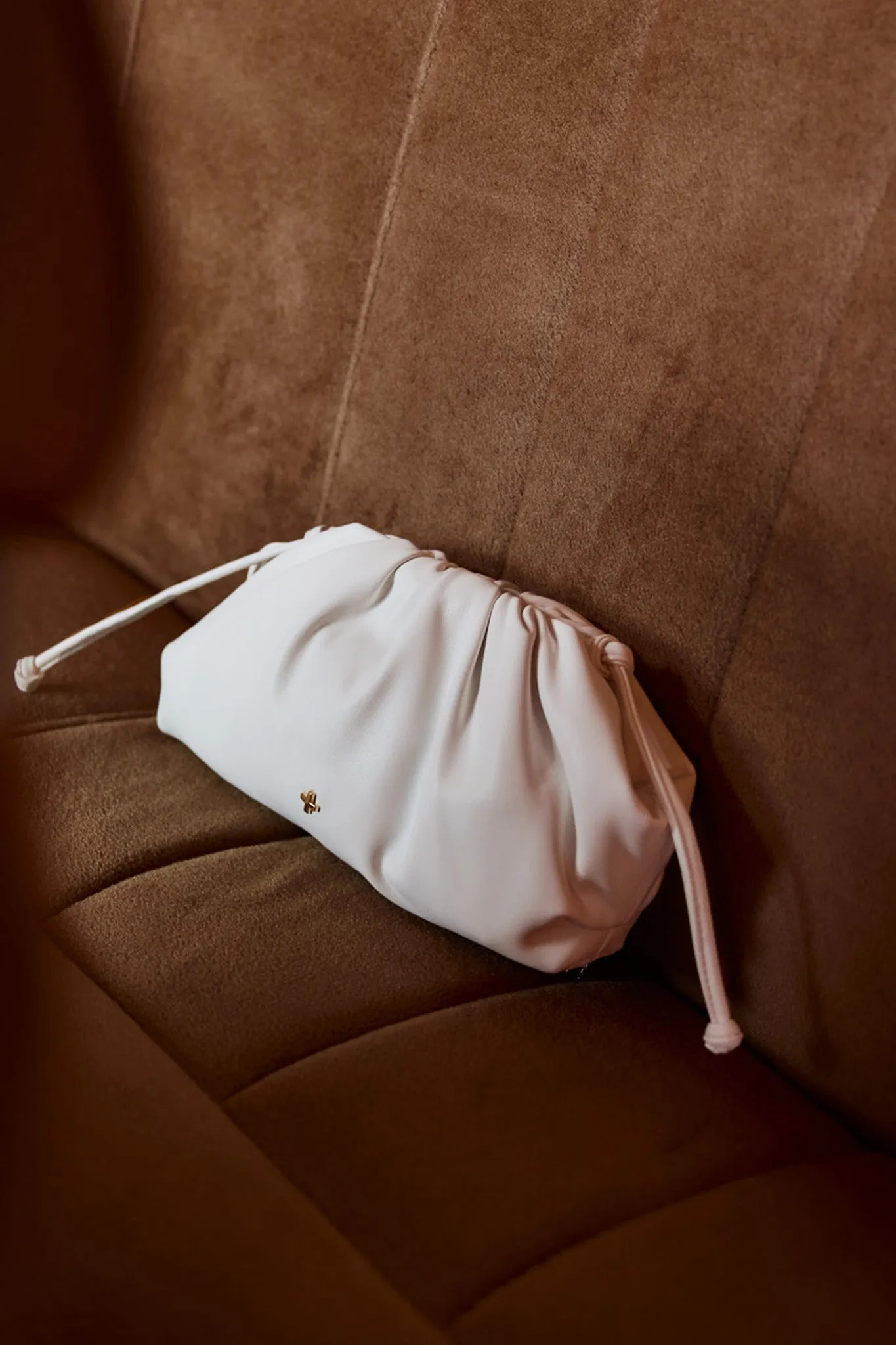 Peta And Jain Byron Gathered Handbag White