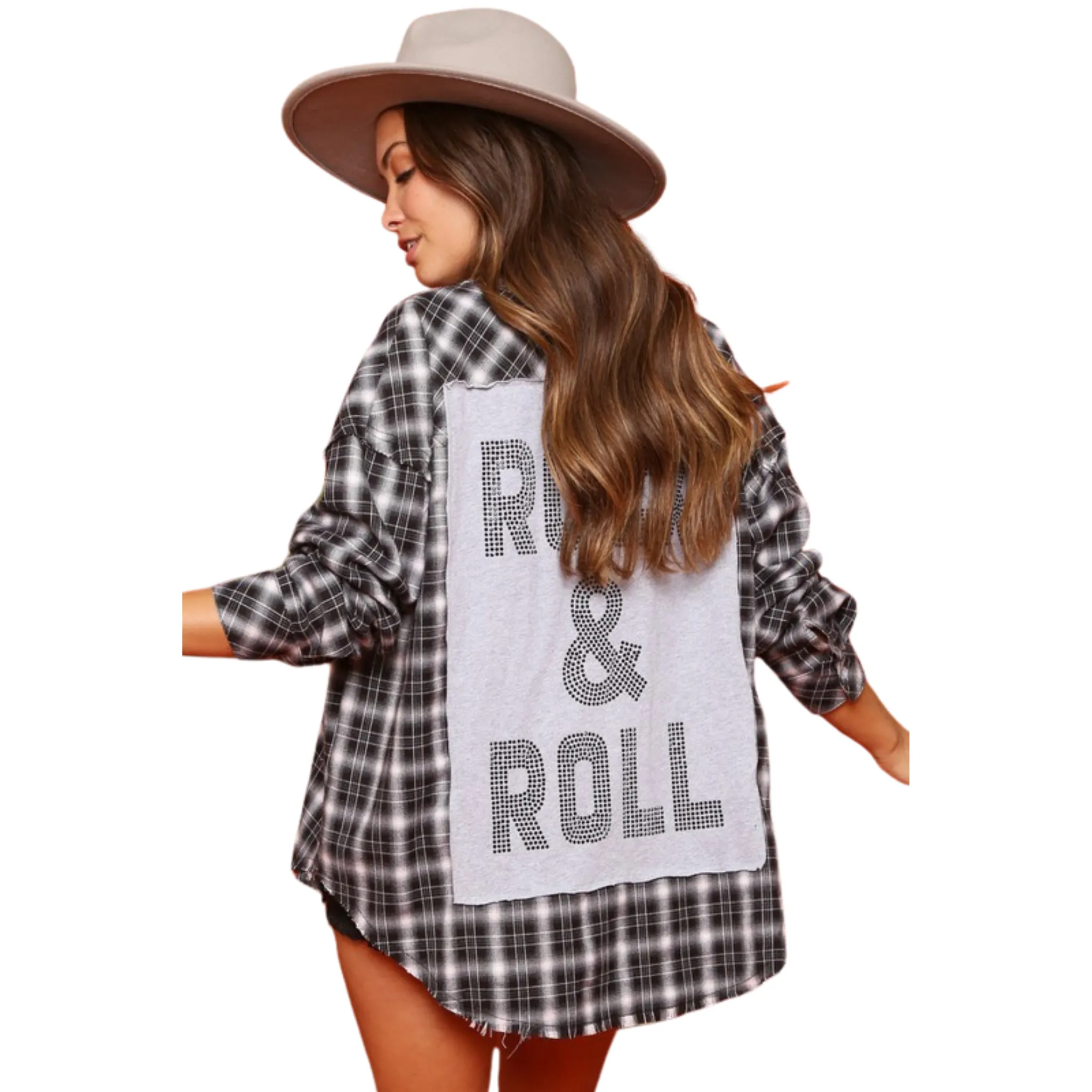 Plaid Rock & Roll Shacket