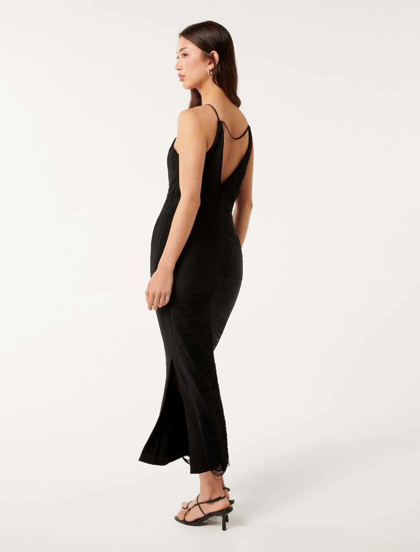 Quinn Fringe Bodycon Maxi Dress