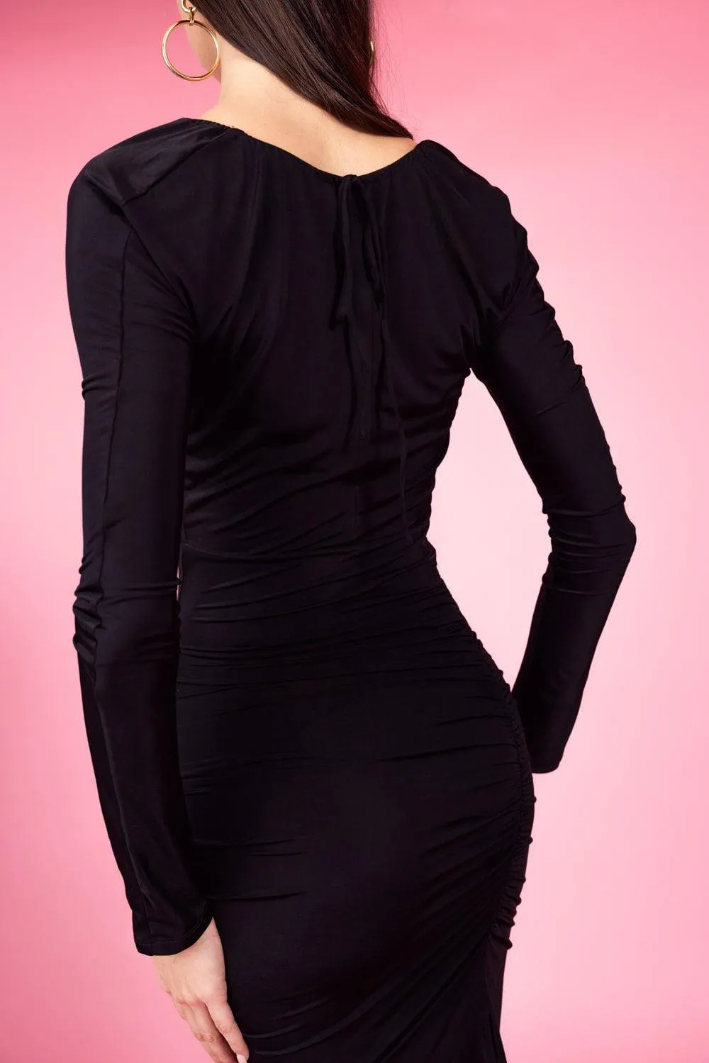 Ruched Bodycon Dress