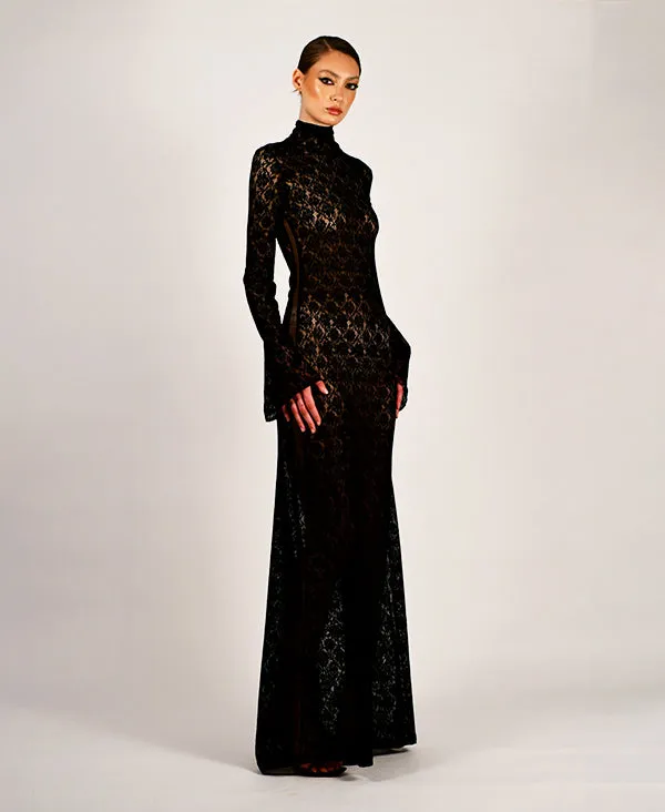 Silvie Noir  lace gown