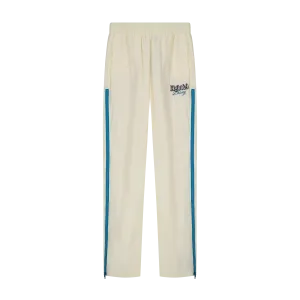 Slide Nylon Flare Zipper Pant Cream