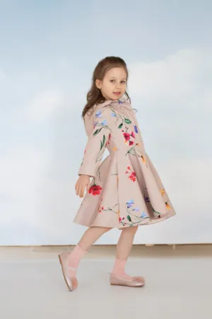 'Spring Bloom' Girls coat in size 98/104 (with imperfections)