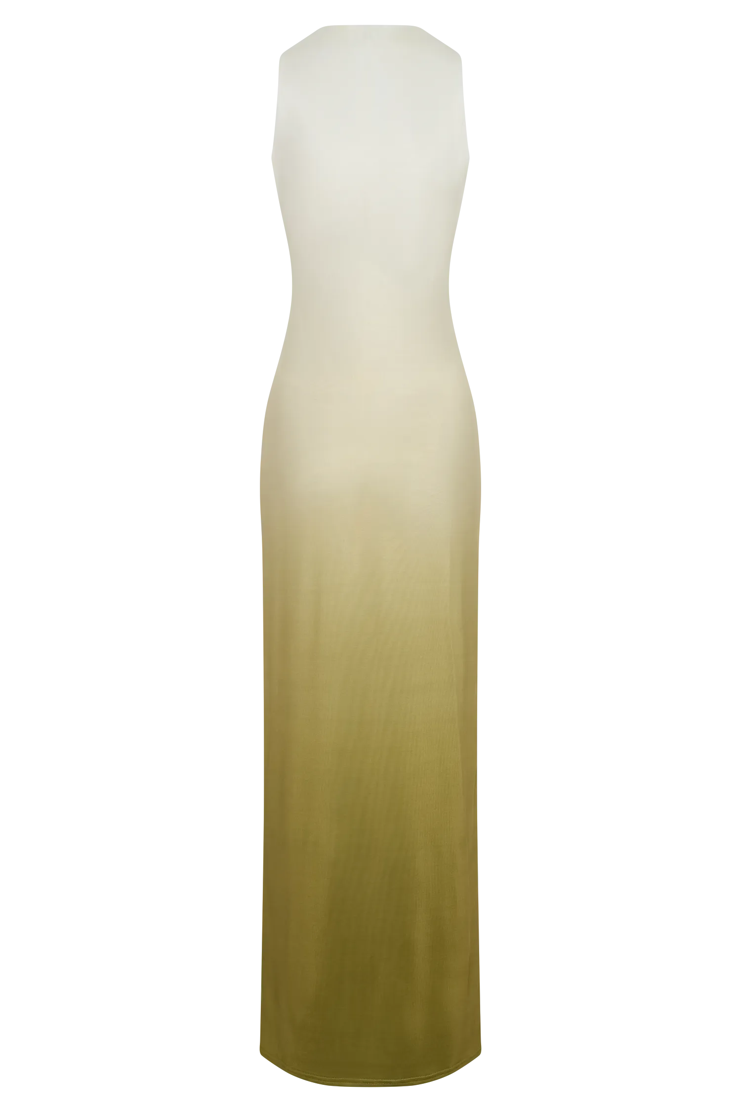 Stella Draped Slinky Maxi Dress - Ombre Vintage Olive