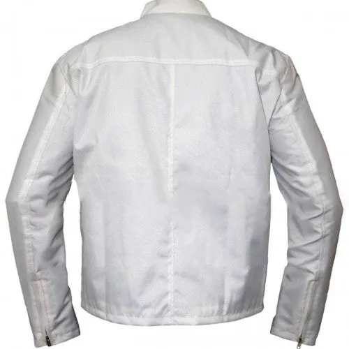 Steve McQueen Gulf Le Black Leather Jacket