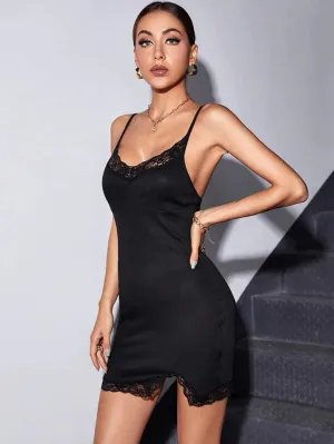 TastyHottie - SEXY SLIT SLIM LACE SLING DRESS