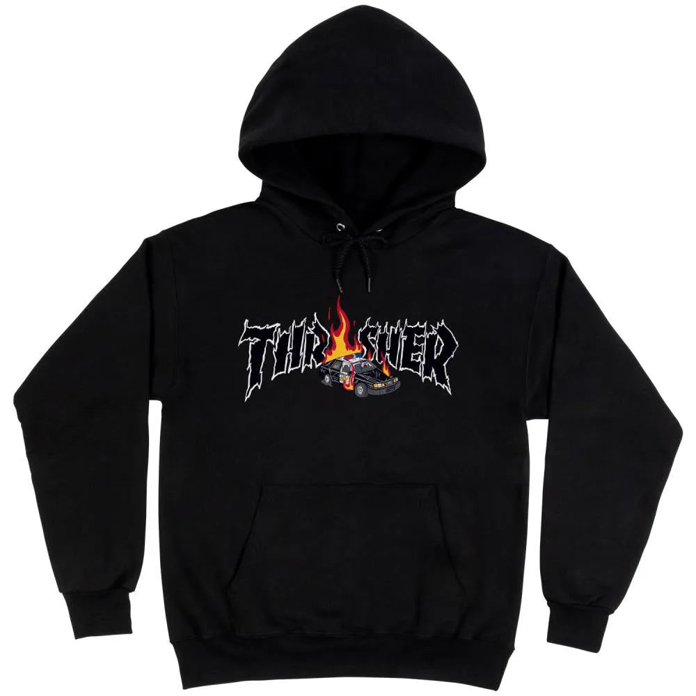 Thrasher Magazine Cop Car Hoody - Black