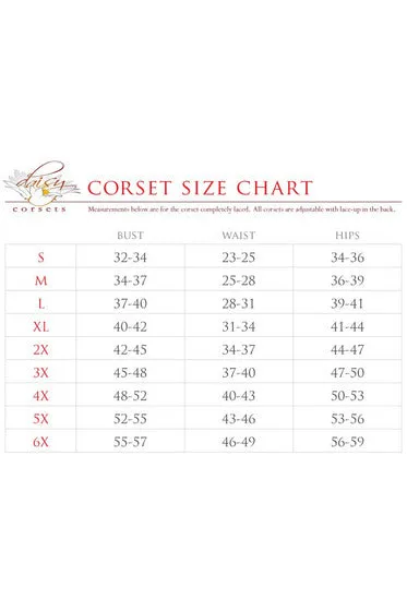 Top Drawer 3 PC Sequin Witch Corset Dress Costume