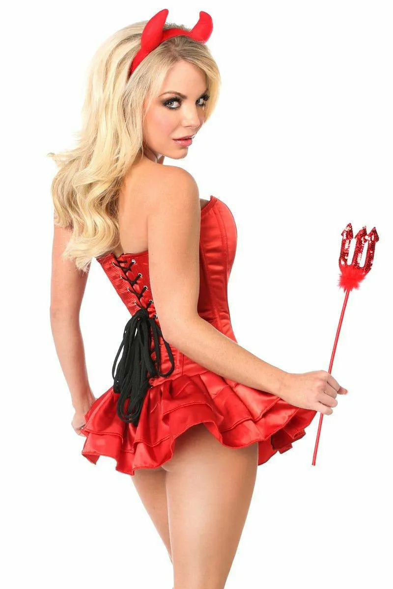 Top Drawer Delicious Devil Corset Dress Costume