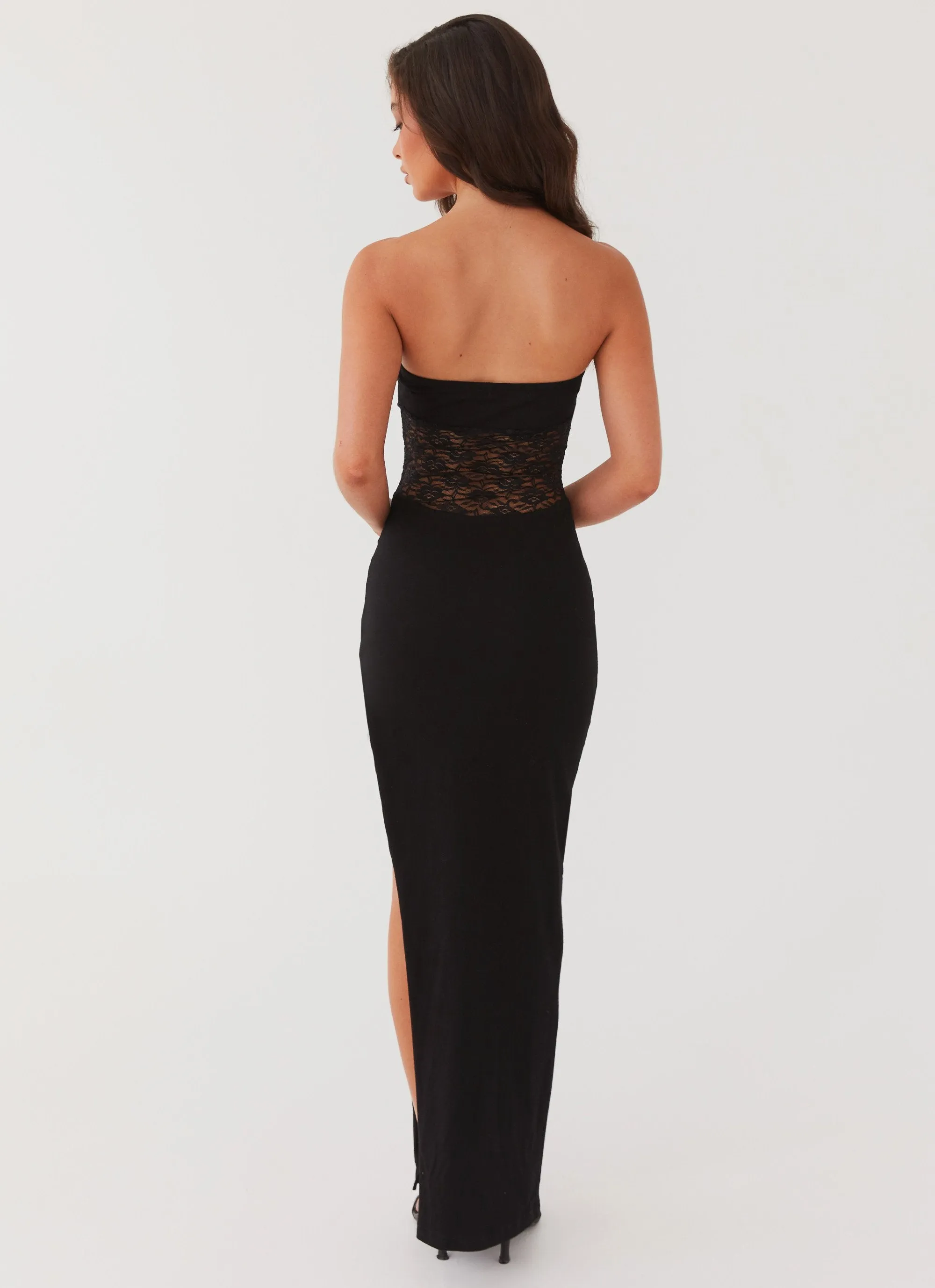 Twilight Tube Maxi Dress - Black