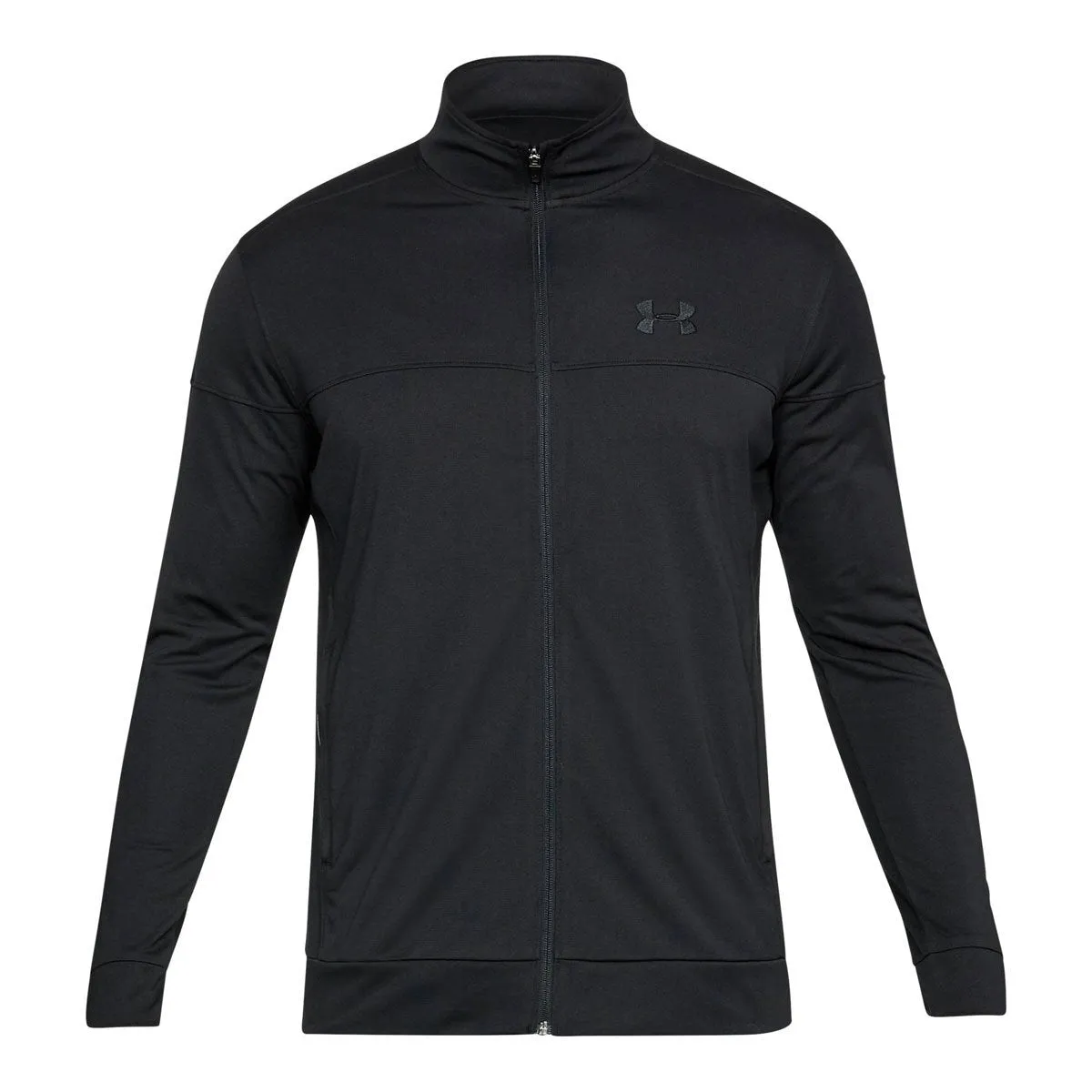 Under Armour Men's Black Sportstyle Pique Track Jacket