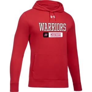 Under Armour Red Hustle Fleece Men's Hoodie