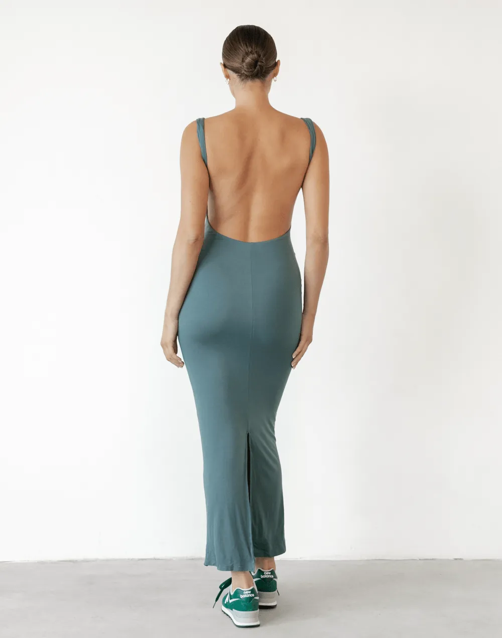 With Grace Maxi Dress (Teal)