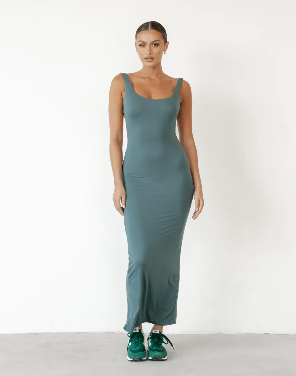 With Grace Maxi Dress (Teal)