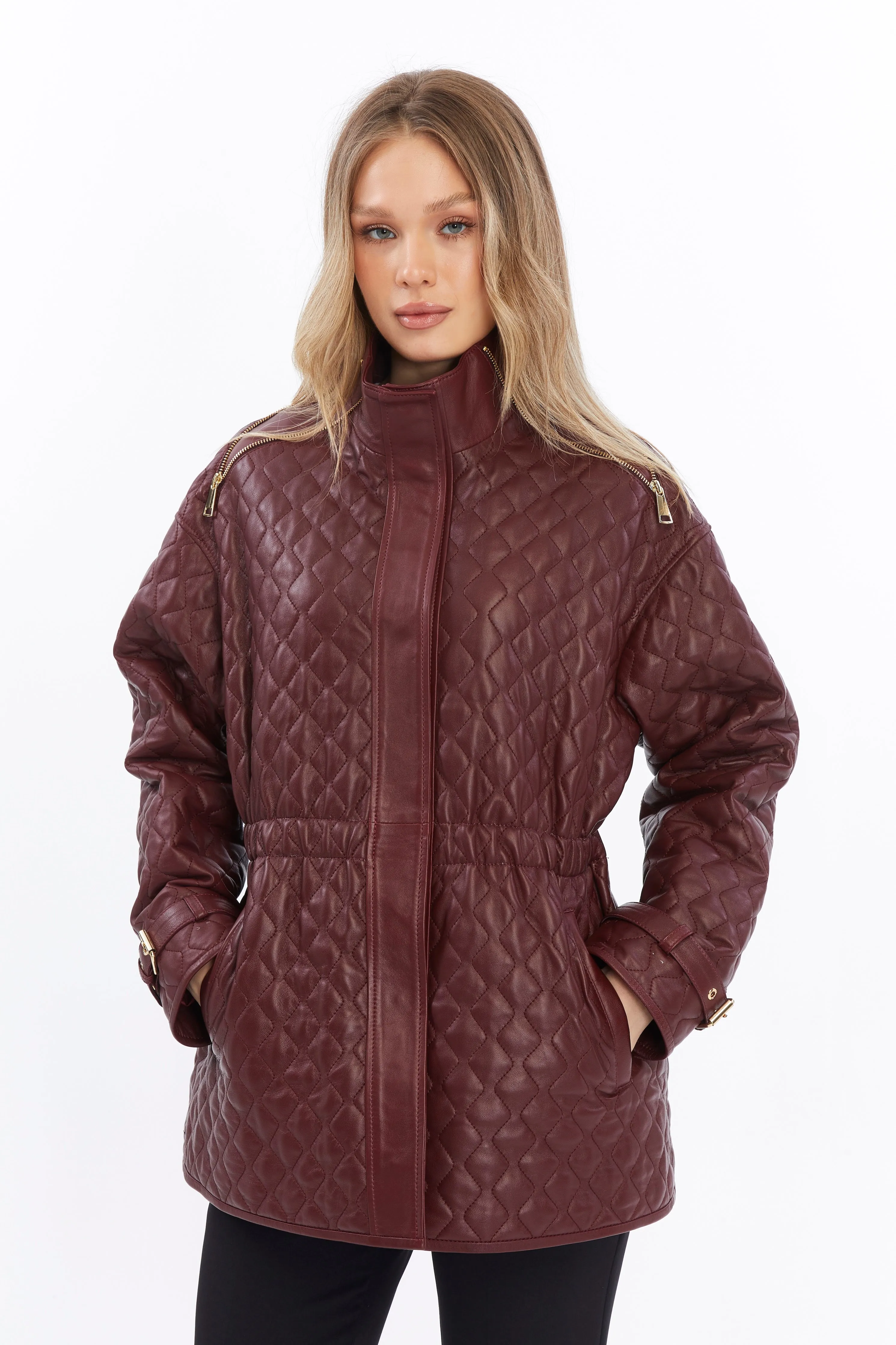 Women's Leather Coat