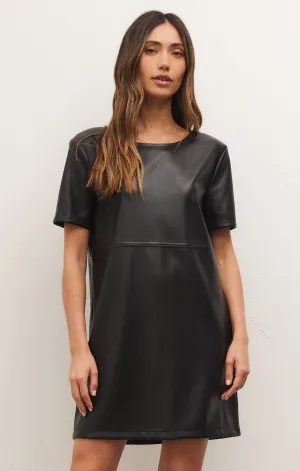 Z Supply London Faux Leather Dress