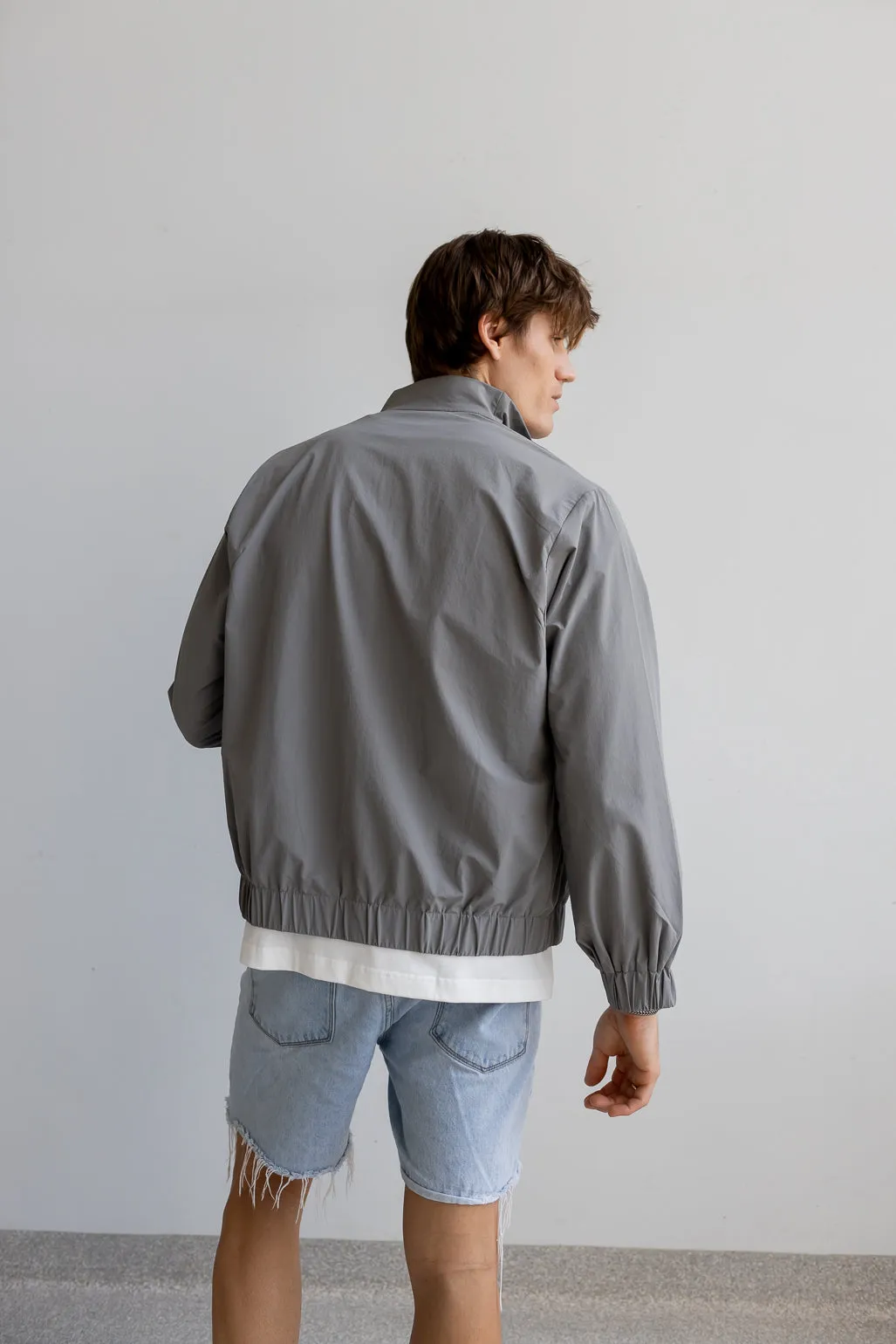 Zip Jacket Light Grey